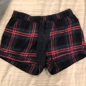 Hollister plaid pajama shorts
